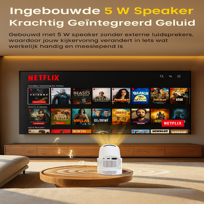 FantasyCast™ Projector | Stream overal je favoriete films