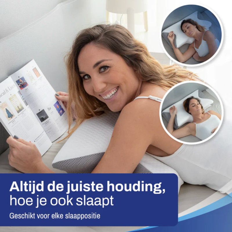 NeckRelief™ | Orthopedisch Kussen tegen Nekpijn