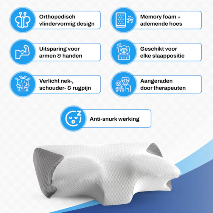 NeckRelief™ | Orthopedisch Kussen tegen Nekpijn
